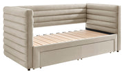 Bellatrix Fabric Day Bed With Drawer