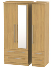 Sherwood 3 Door 4 Drawer Combi Wardrobe