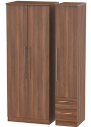 Sherwood 3 Door 2 Right Drawer Tall Wardrobe