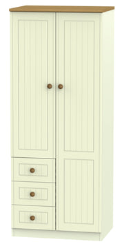 Warwick 2 Door 3 Drawer Wardrobe