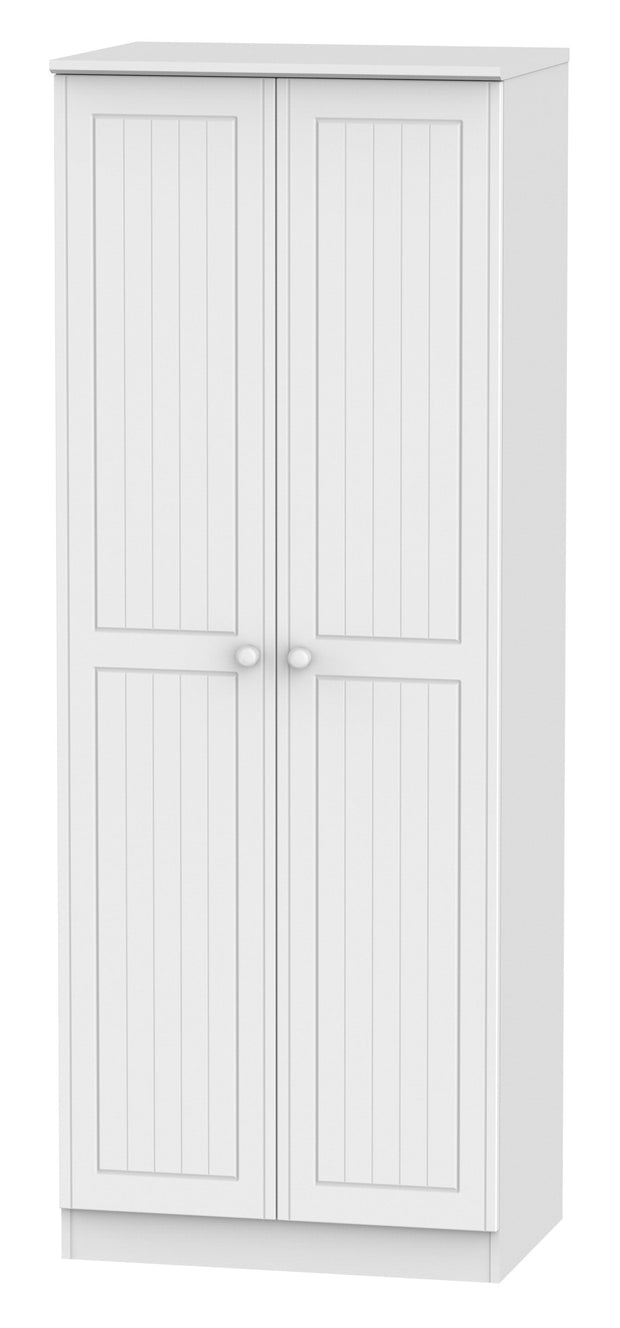 Warwick 2 Door Tall Plain Wardrobe