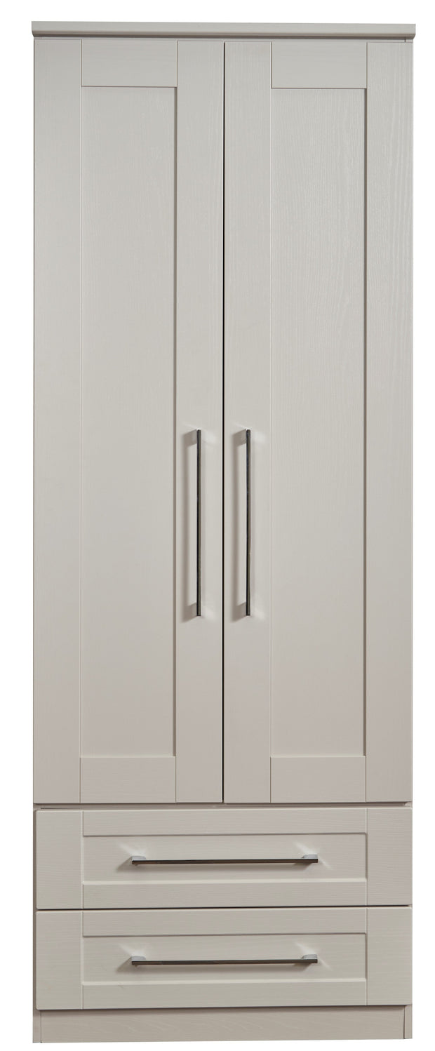 York 2 Drawer Tall Wardrobe