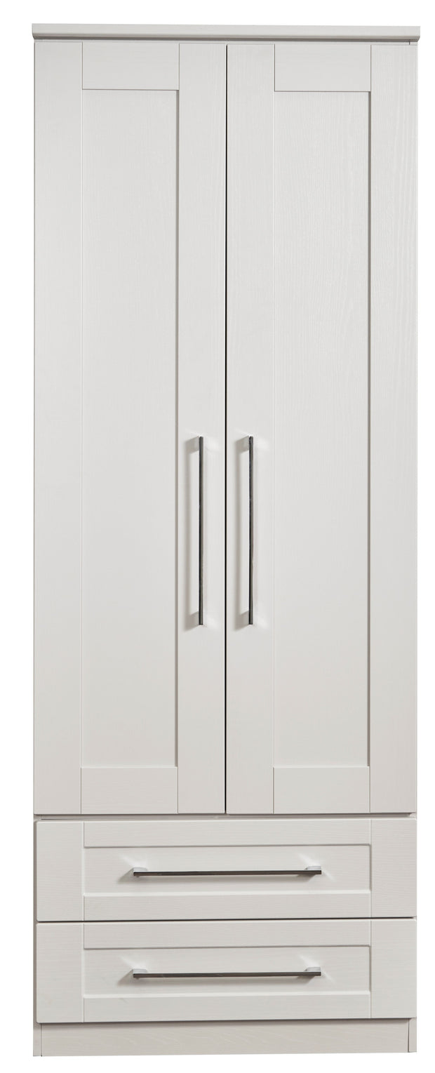 York 2 Drawer Tall Wardrobe