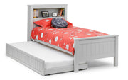 Maine Bookcase Bed - Dove Grey